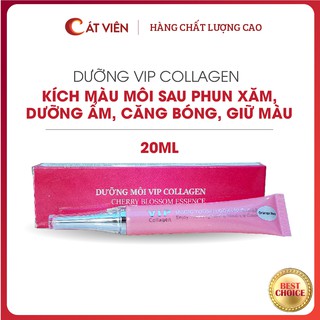 Son dưỡng VIP Collagen, son bóng kích màu môi, dưỡng ẩm môi, thích hợp sử dụng sau phun xăm, môi khô nhăn, môi thâm