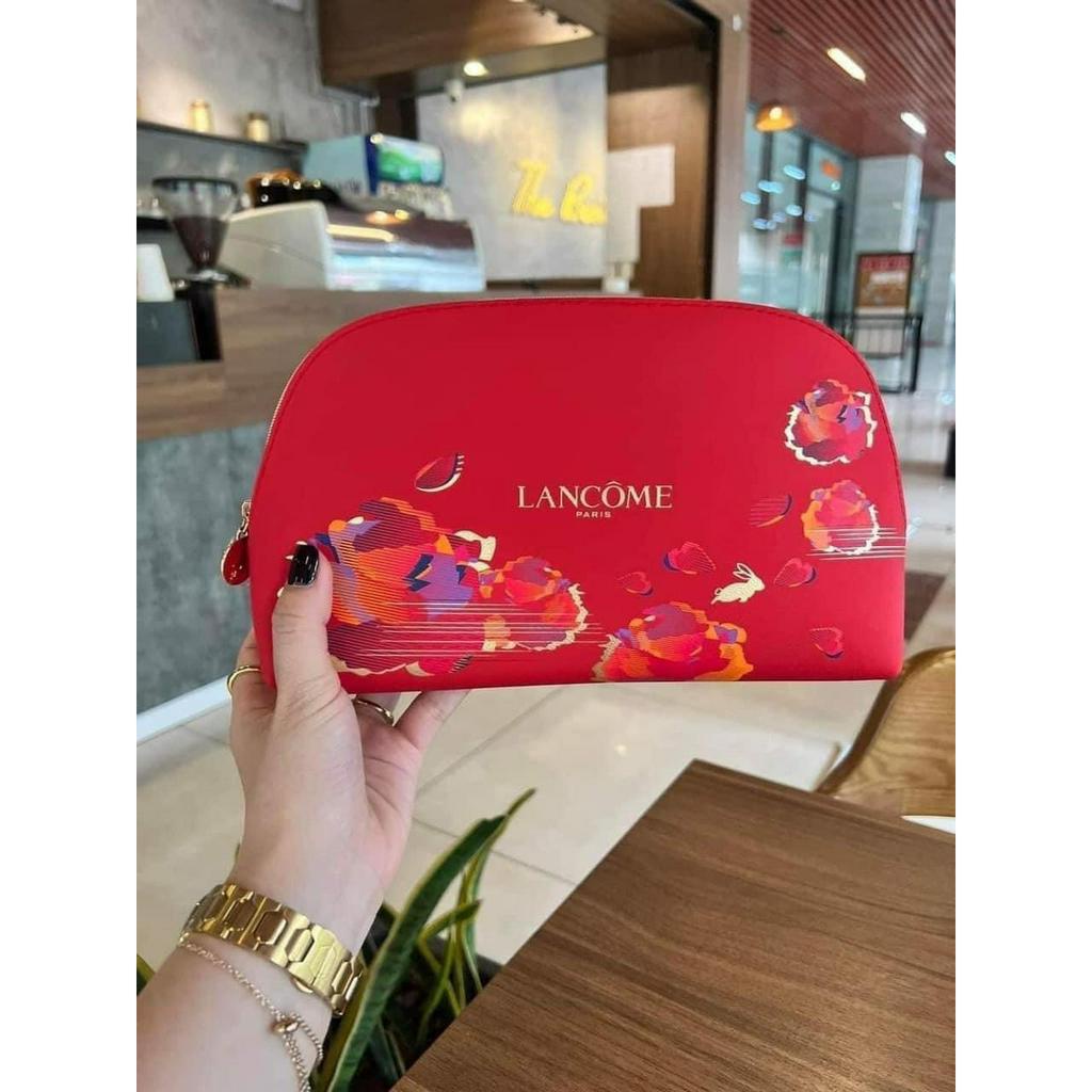 Túi da đựng mỹ phẩm Lancome