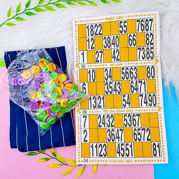 Bộ đồ chơi lô tô bằng nhựa ✓Gía rẻ ✓Giải trí ✓trò chơi loto