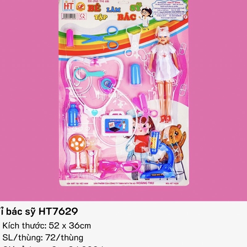 Đồ chơi bác sỹ có búp bê
