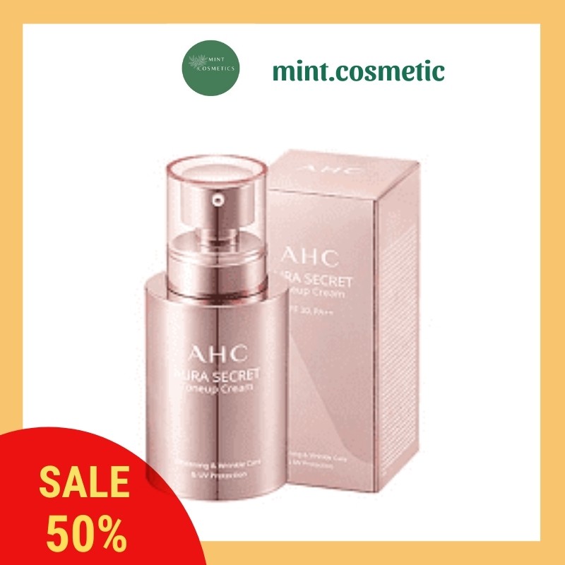 Có bill_Kem Dưỡng Da Trắng Hồng AHC Aura Secret tone up cream | BigBuy360 - bigbuy360.vn