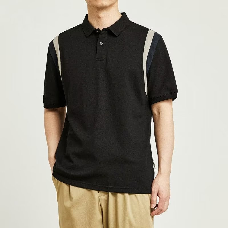 Áo Thun polo Tay Ngắn Dáng Rộng Phong Cách Hàn Quốc Thời Trang Mùa Hè 4 Màu Sắc Cho Nam Giới Có Size M-2XL