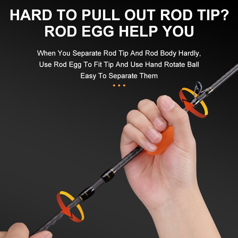 Bộ dụng cụ bảo vệ cần câu cá Kingdom bằng Silicon nhiều kích thước khác nhau cho đầu cần câu và thân cần câu