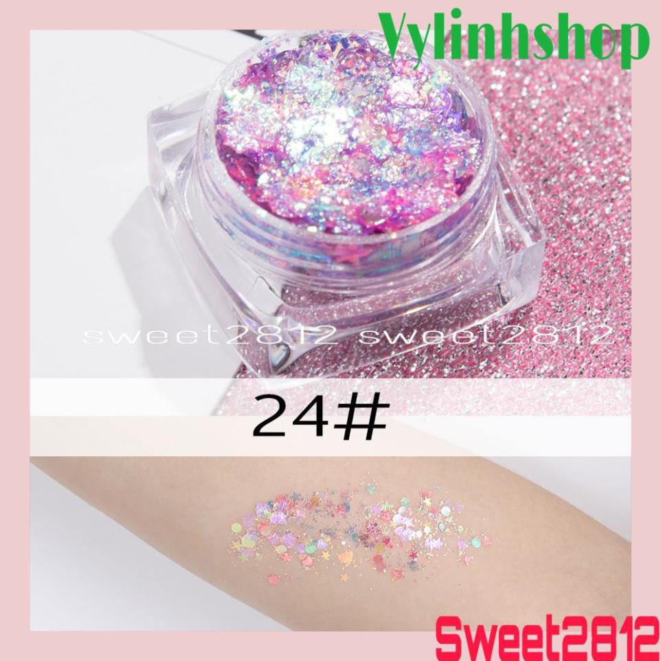 Nhũ Mắt Kira Glitter Kim Tuyến Phong Cách Hàn Quốc