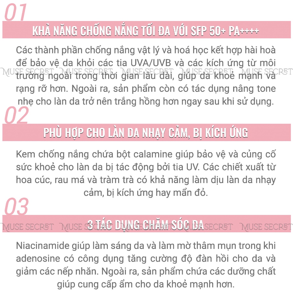 [Quà Tặng Khẩu Trang] Kem Chống Nắng The Saem - Eco Earth Pink Sun Cream SPF50+ PA++++ 50g [Mẫu mới] | BigBuy360 - bigbuy360.vn