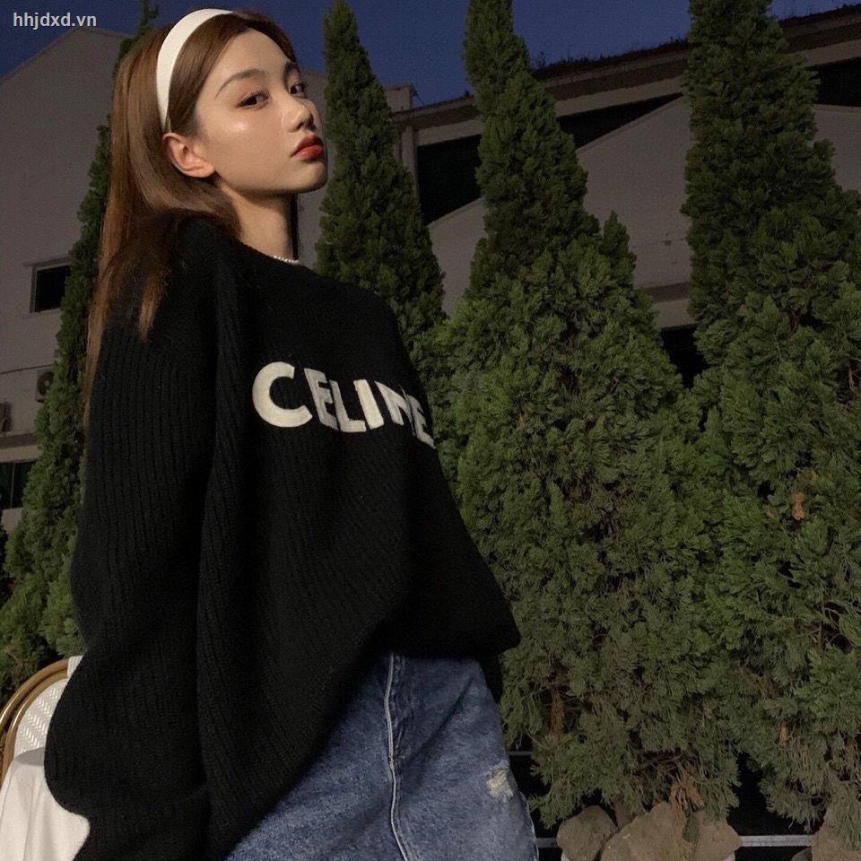 ∋☾Áo sweater dệt kim mỏng dáng rộng thời trang mùa thu dành cho nữ 200kg | BigBuy360 - bigbuy360.vn