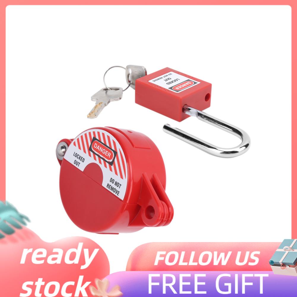 Bộ khóa van an toàn + 2 chìa cho bình gas