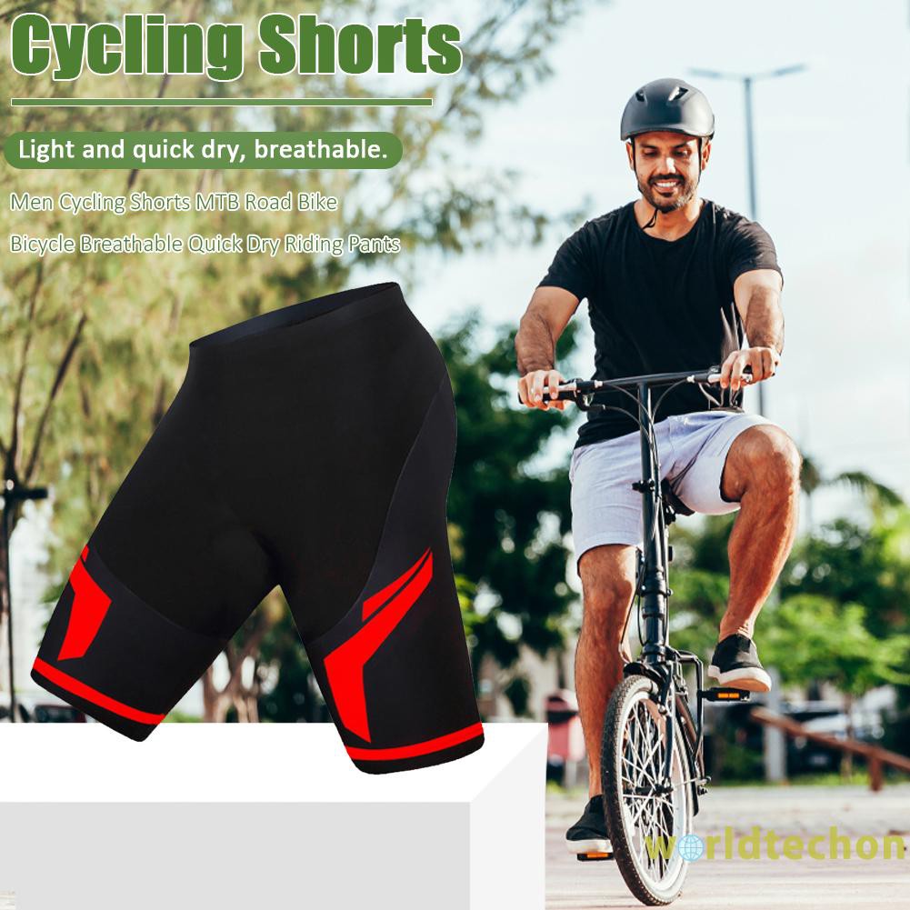 Quần Short Chạy Xe Đạp Mtb Chất Liệu Thoáng Khí Nhanh Khô Cho Nam