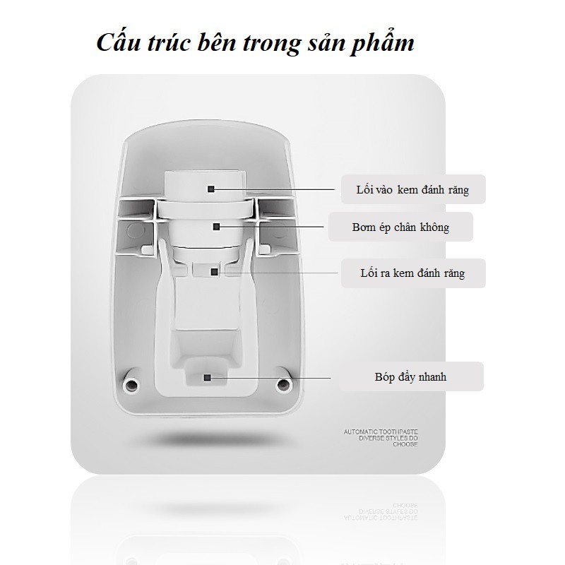 Dụng cụ lấy kem đánh răng tự động treo tường