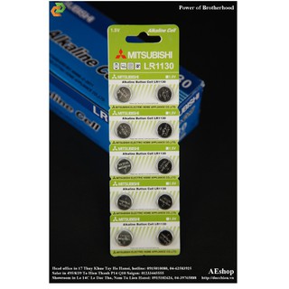 pin lithium LR1130 pin cúc áo LR1130 pin Mitsubishi LR1130