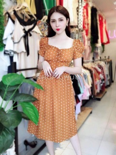 Đầm chấm bi