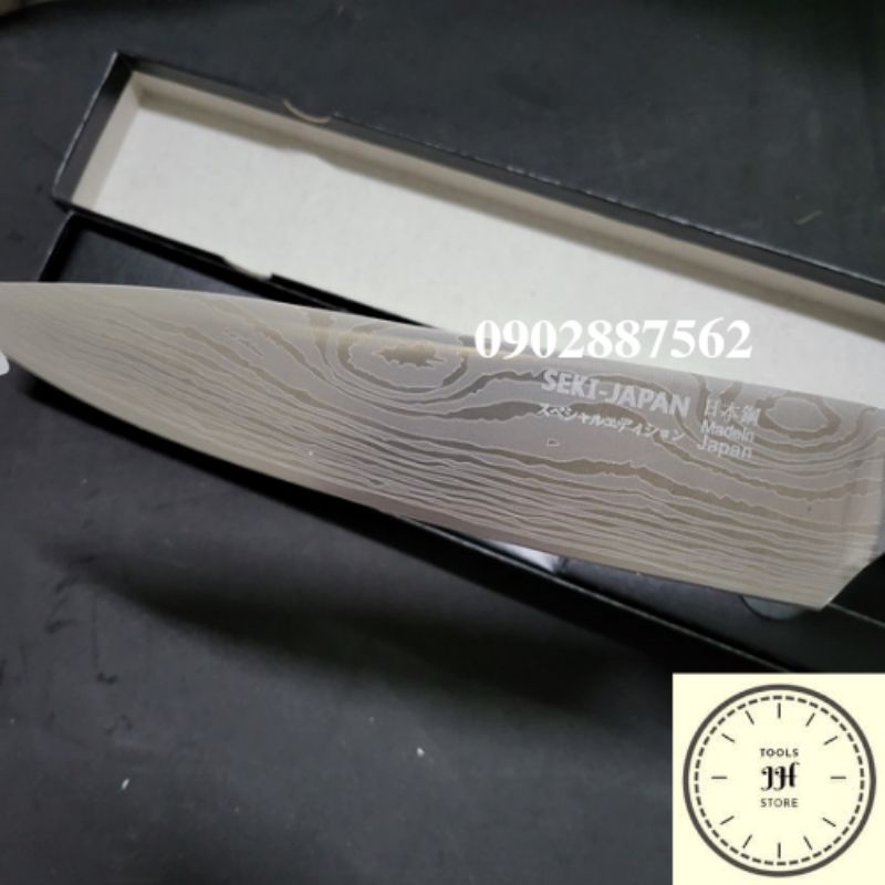 dao SEKI JAPAN cán vân gỗ mũi nhọn hàng siêu đẹp
