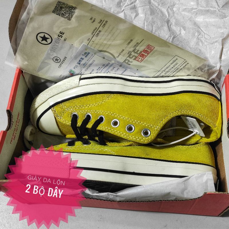 Giày thể thao nam nữ da lộn có 2 bộ dây size 35-44