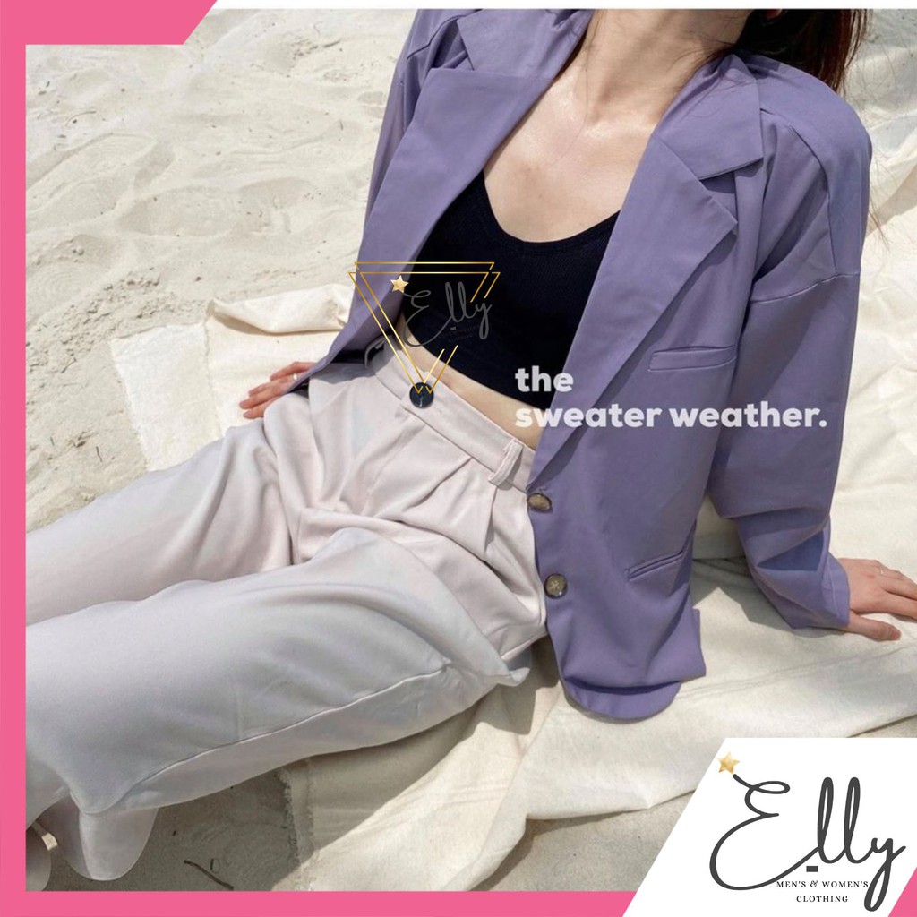 Áo Blazer trơn tay dài, áo vest Hàn Quốc | BigBuy360 - bigbuy360.vn