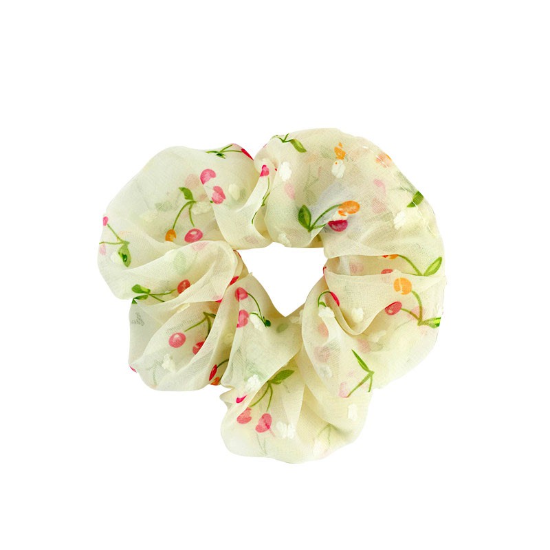 Dây Buộc Tóc Họa Tiết Hoa Thời Trang Cho Nữ