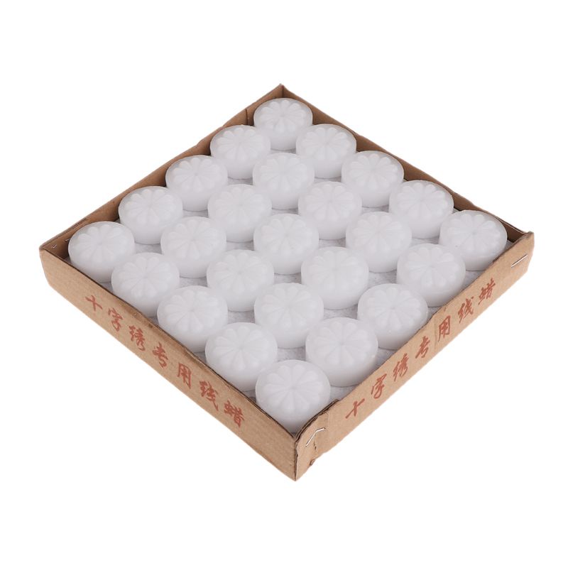 Set 50 sáp chỉ thêu chữ thập bằng cotton lụa dùng cho may