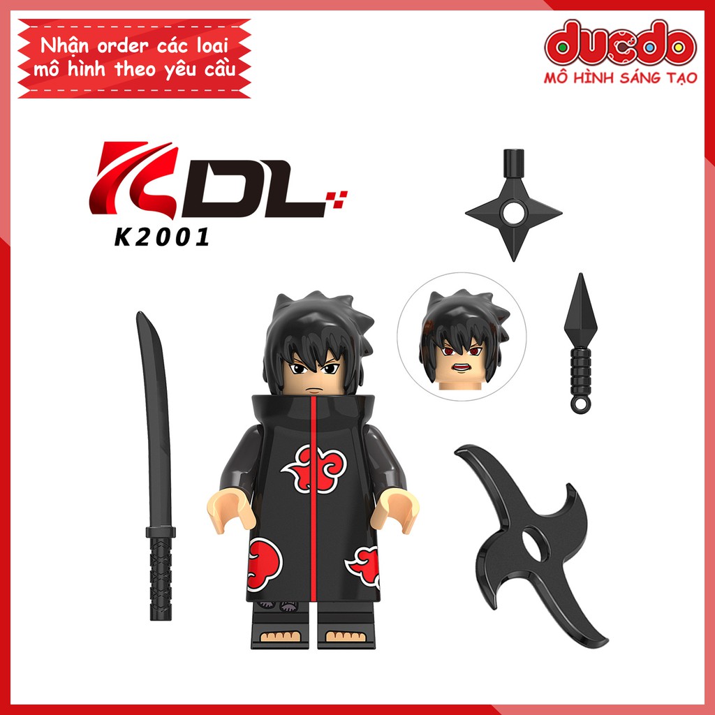 Minifigures các nhân vật Akatsuki trong Naruto - Đồ chơi Lắp ghép Xếp hình Mô hình Mini KDL801