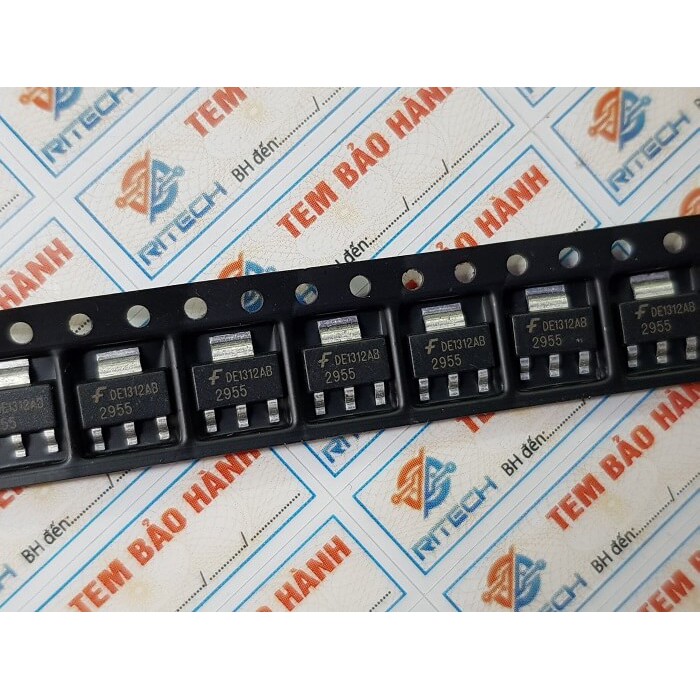 [Combo 5 chiếc] 2955, NTF2955, NTF2955T1G Mosfet Kênh-P 60V/2.6A SOT223