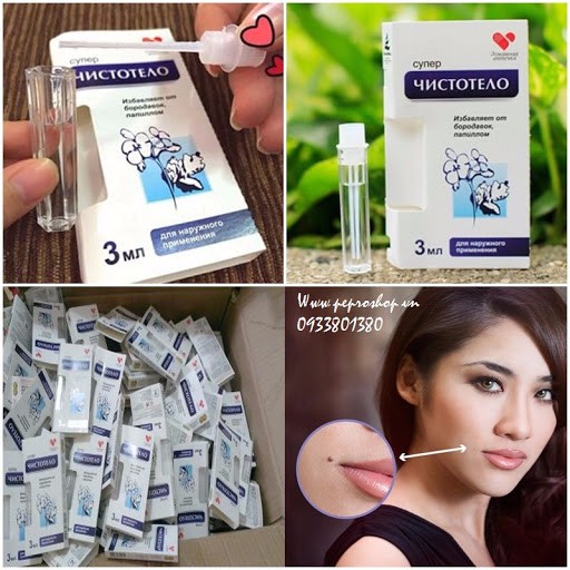 Gel tẩy nốt ruồi,mụn thịt chuẩn Nga - hàng xịn