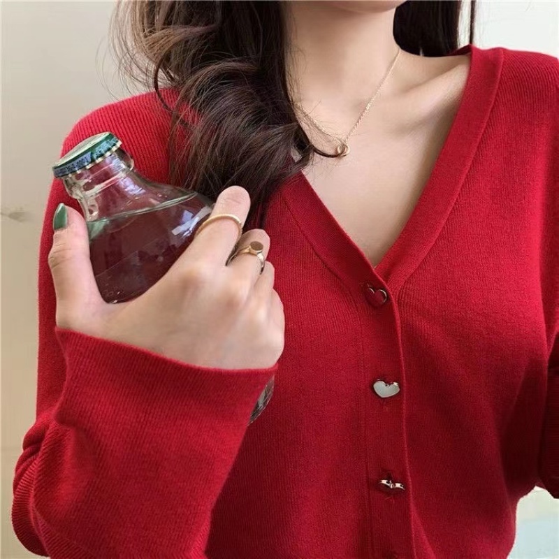 Áo khoác cardigan dệt kim mềm mại thời trang mùa đông phong cách Hàn Quốc cho nữ
