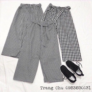 Quần suông kẻ caro 💛