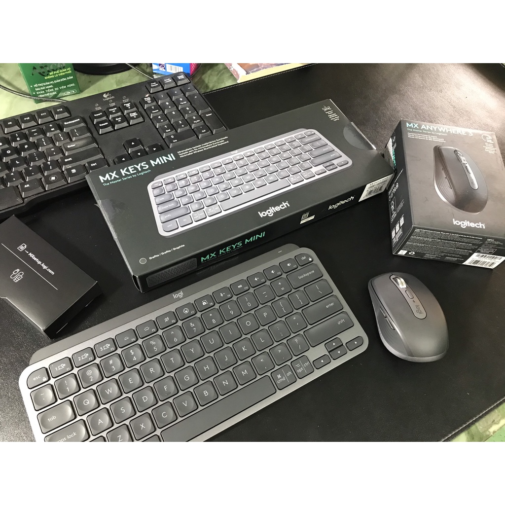 Bàn phím Logitech MX keys mini màu Graphite (Chính hãng)