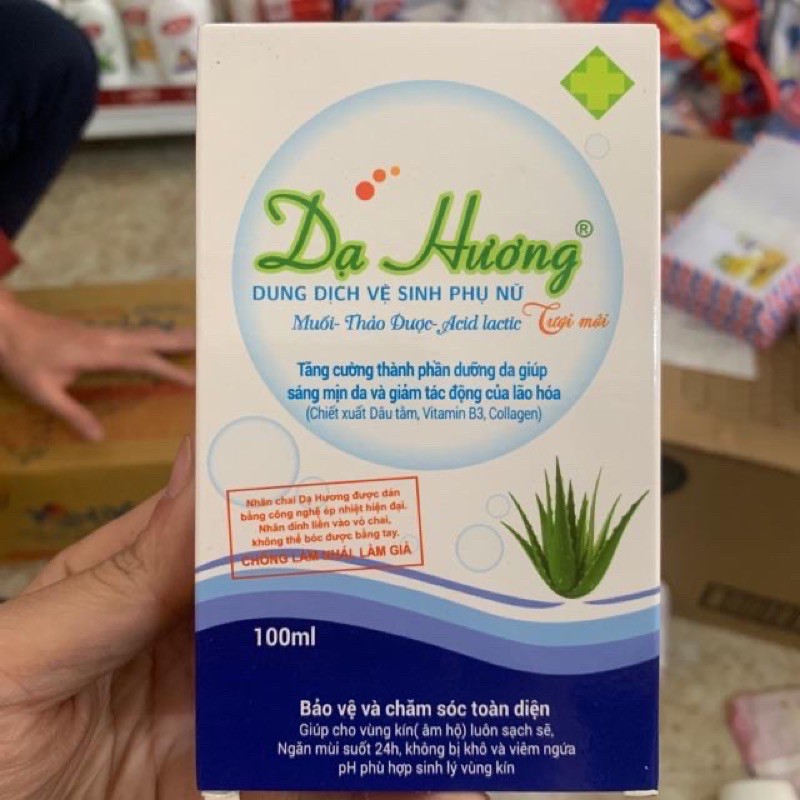 Dung Dịch Vệ Sinh Phụ Nữ Dạ Hương 100ml (Mẫu Mới)