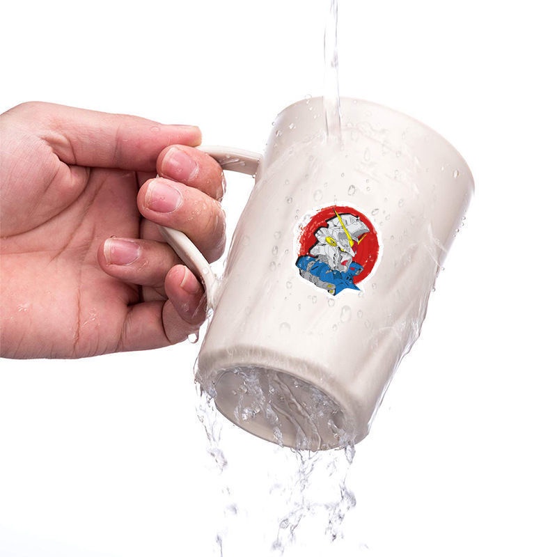 50 Cái Gundam | Anime Sticker laptop trang trí trên tường