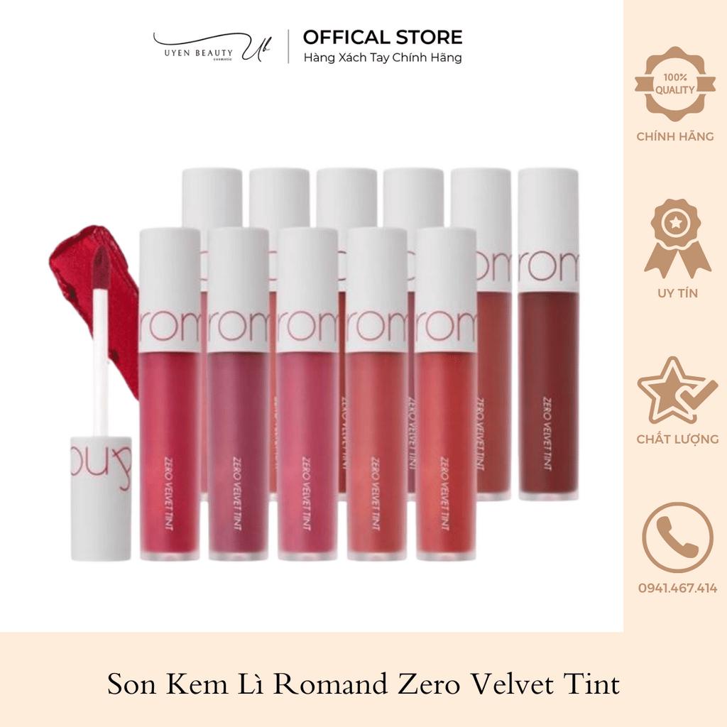 Son Kem Lì Romand Zero Velvet Tint