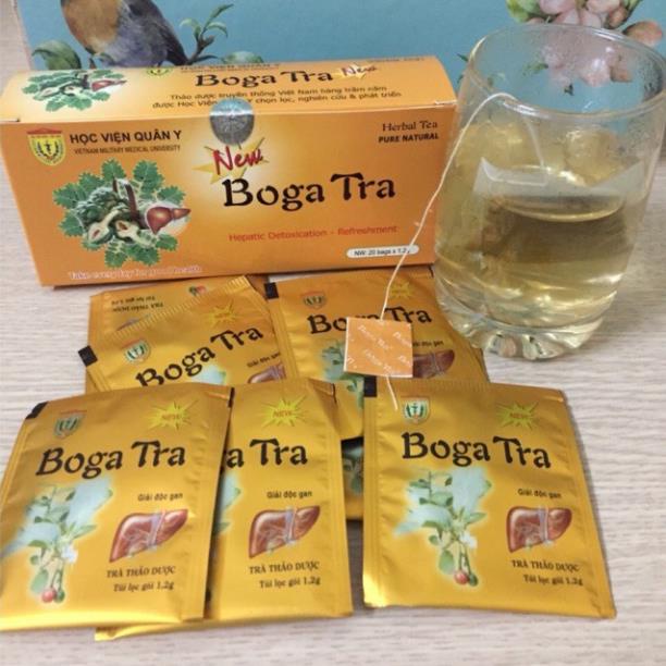 Trà túi lọc Boga Tra - Hỗ trợ giúp thanh nhiệt, giải độc gan, lương huyết (20 gói)