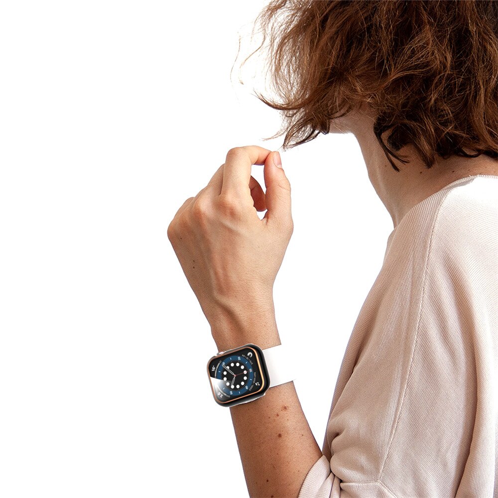 Ốp Bảo Vệ Mặt Đồng Hồ Bằng Pc Cứng Cho Apple Watch Series 6 SE 5 4 3 2 Iwatch 40mm 44mm 38mm 42mm