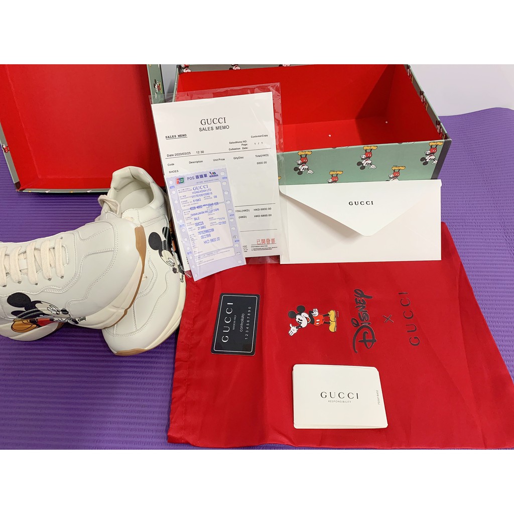 Giày Gucci Rhyton Mickey - Giày Sneaker Nam Nữ .