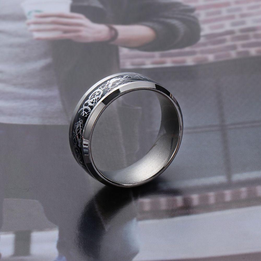 Nhẫn Đeo Tay Kiểu Dáng Thời Trang Cho Nam Và Nữ|Titan Rộng 8mm