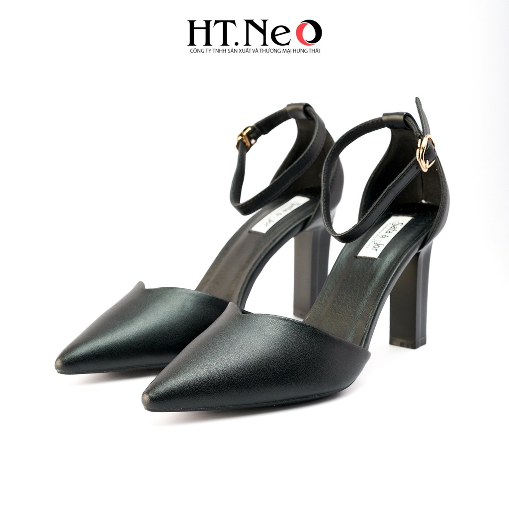 Giày cao gót HT.NEO Da mềm mại, thiết kế trẻ trung hiện đại, mũi nhọn tôn dáng SDN112