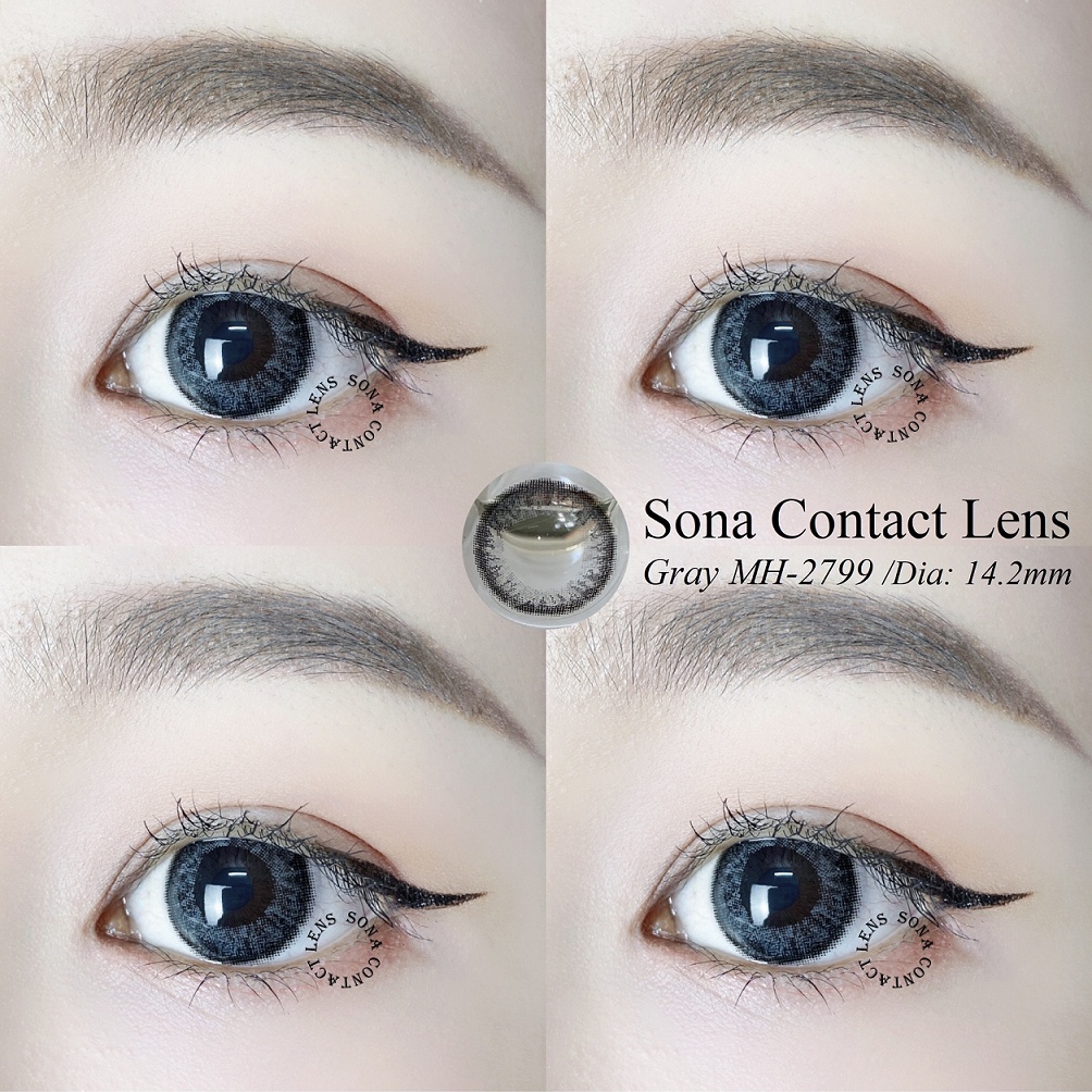 Lens GRAY MH-2799 (kính áp tròng Sona Hàn Quốc)