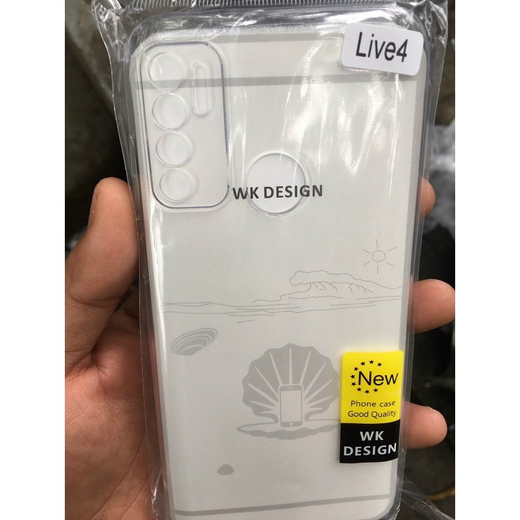 Ốp lưng nhựa dẻo trong suốt cho điện thoại Vsmart Live 4