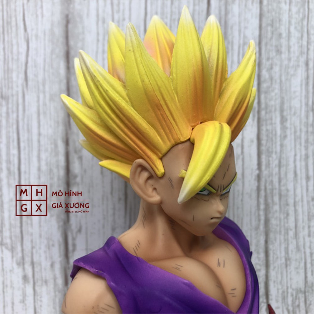 Mô hình Dragon Ball SonGohan Tượng Bán Thân + có led cao 16cm , figure 7 viên ngọc rồng sogoku , mô hình giá xưởng