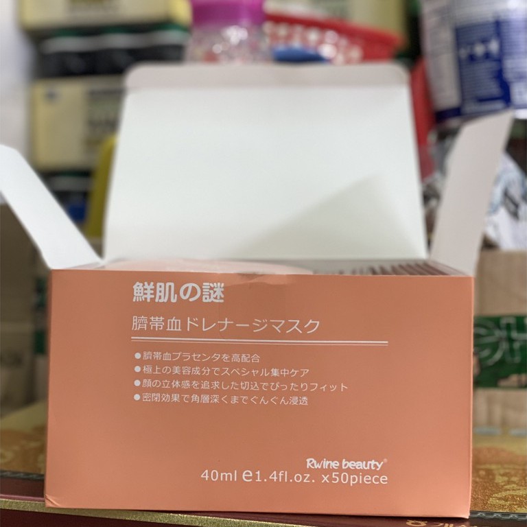 Hộp 50 Mặt Nạ Tế Bào Gốc Nhau Thai Cừu Cuống Rốn Rwine Beauty | BigBuy360 - bigbuy360.vn