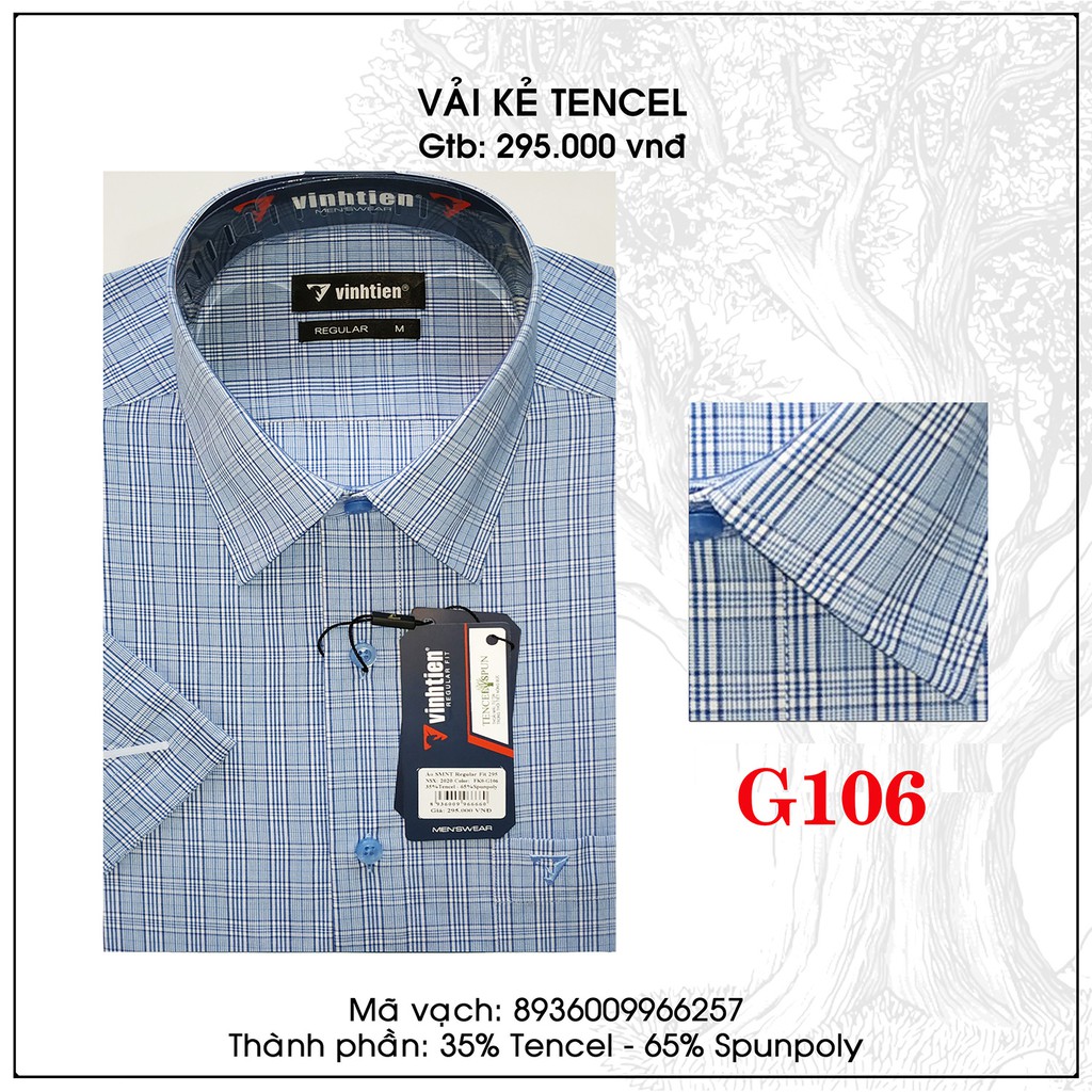 Áo Sơ Mi Ngắn Tay Dáng Regular Vĩnh Tiến G295 | BigBuy360 - bigbuy360.vn