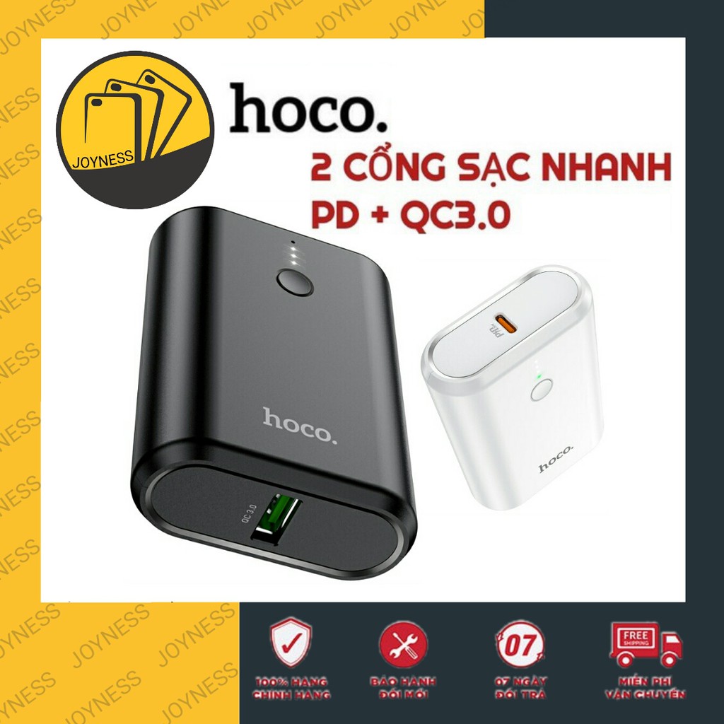 Sạc dự phòng 20W Hoco Q3 10000 mAh 🌈FREESHIP🌈 Tích Hợp Sạc Nhanh PD+ QC3.0 - Bảo Hành Chính Hãng