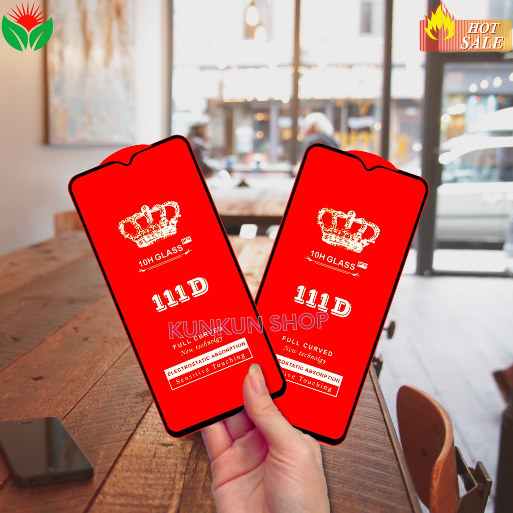 🔥HOT 111D🔥 Kính cường lực Redmi Note 8 Pro - Cao cấp xịn - Full màn hình và Trong suốt - Độ cứng 10H  [FreeShip_50K]