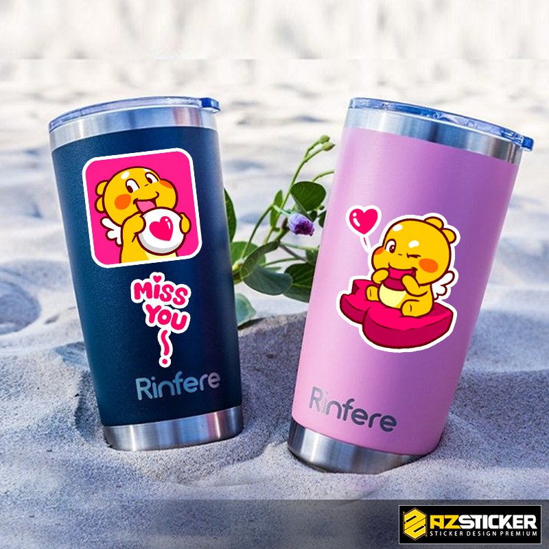 Set Singel Sticker Pikalong Siêu Cute Dán Nón Bảo Hiểm , Vali , Dán Xe máy , Xe Đạp Điện Chống Thấm Nước