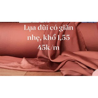 LỤA ĐŨI NÂU MAY ÁO DÀI,ĐẦM,BỘ