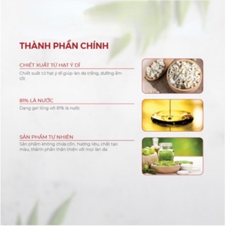 Kem Dưỡng Ẩm Naturie Hatomugi Skin Conditioning 180g Làm sáng da, cân bằng da, dễ hấp thụ