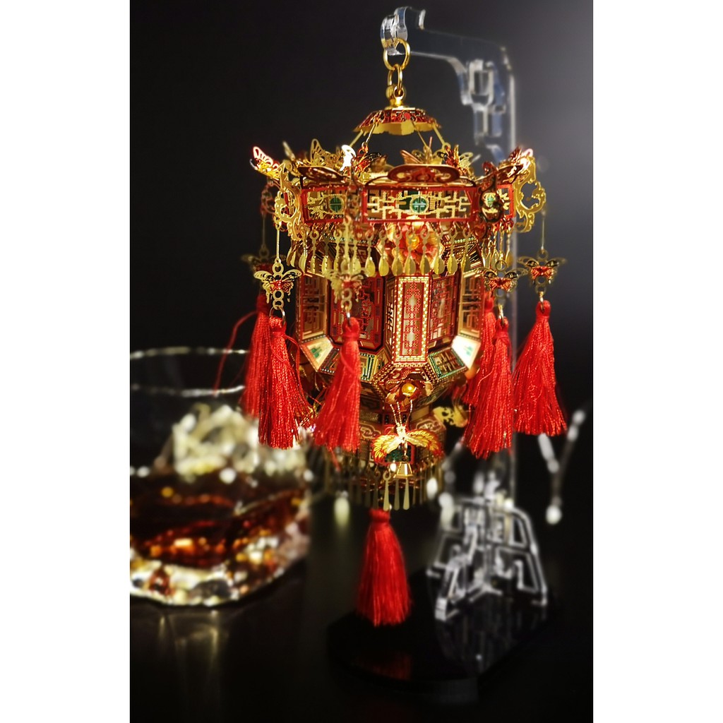 Mô Hình Lắp Ráp 3d Collection Đèn Lồng