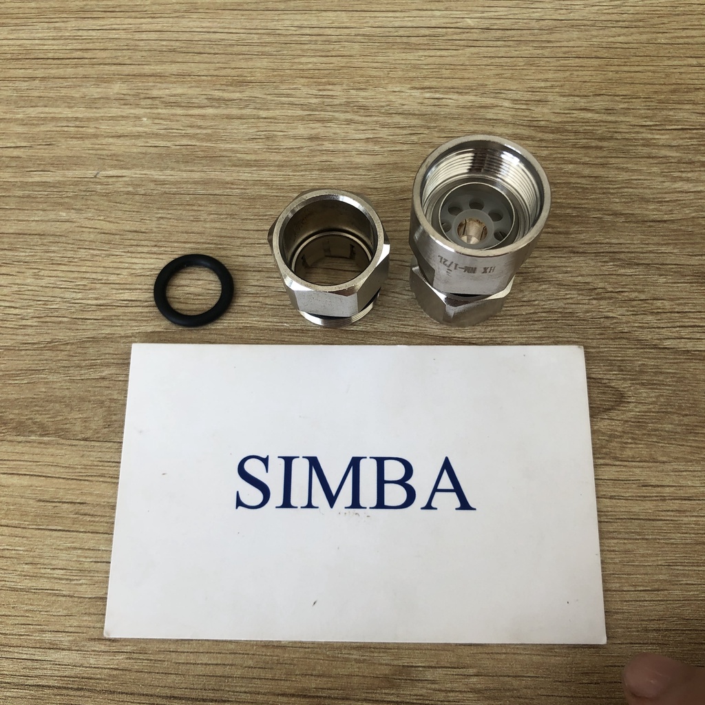 1 cái đầu nối IBS Connector N-male thẳng cho cáp feeder 1/2, NM-1/2''L Hãng Hengxin, hàng nhập khẩu loại tốt