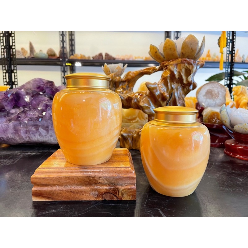 Hũ Đựng Trà Đồ Khô Size To Đá Ngọc Hoàng Long