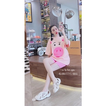 Set heo Hồng quần ngố - Set ngố form rộng siêu hot - Carotshop | BigBuy360 - bigbuy360.vn