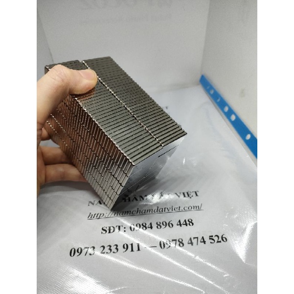 Nam châm 30*15*3mm nam châm trắng siêu hít. nam châm gắn xe đạp điện, nam châm thí nghiệm, nam châm hình chữ nhật trắng