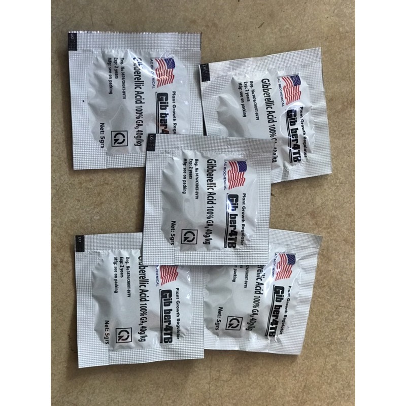 GA3- phân bón kích thích sinh trưởng 5gr/viên (COMBO 2 viên)